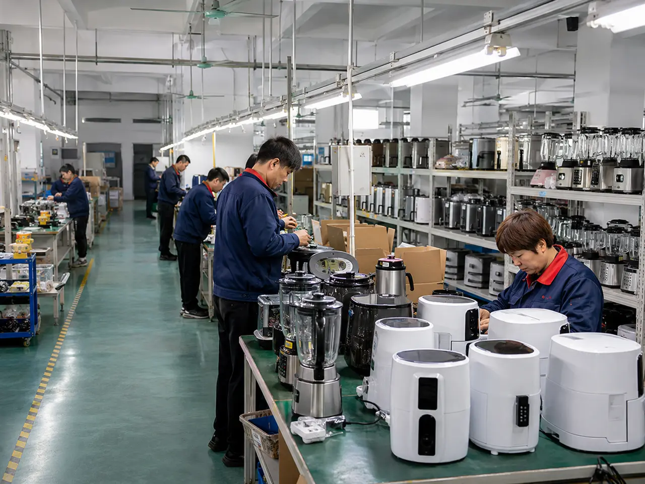 Línea de producción de pequeños electrodomésticos